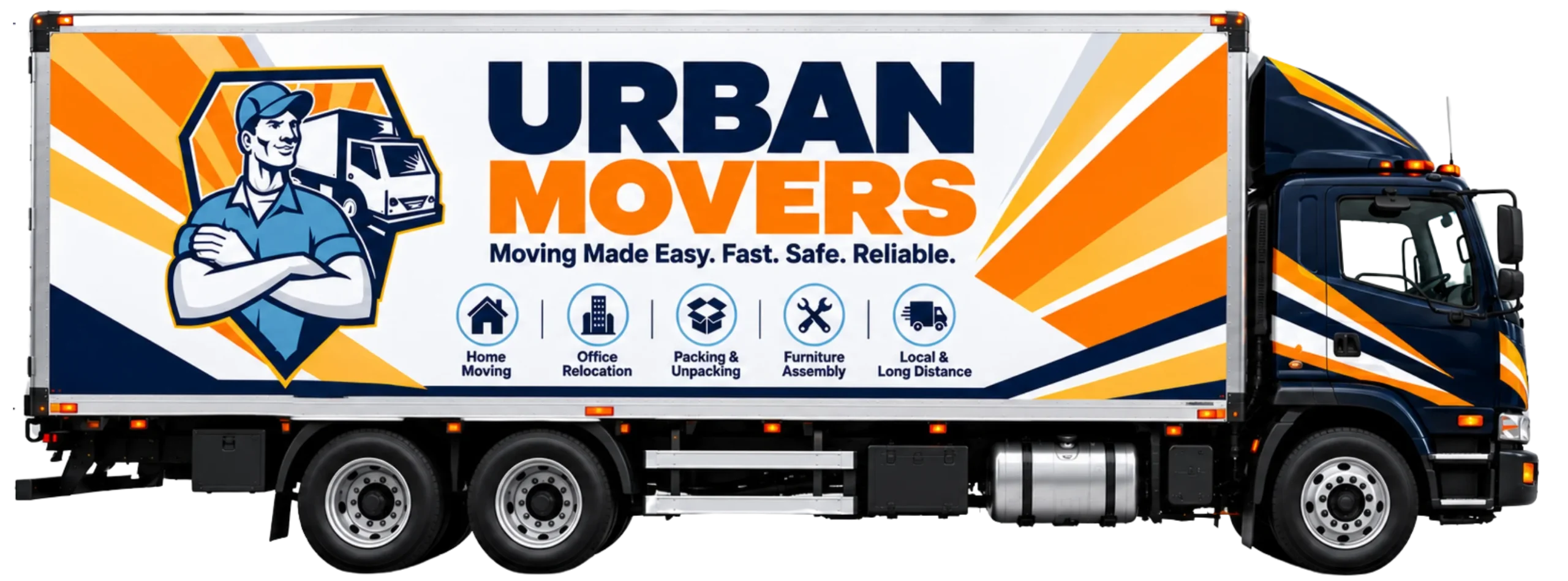Urban Movers medium box truck for Auckland house moves