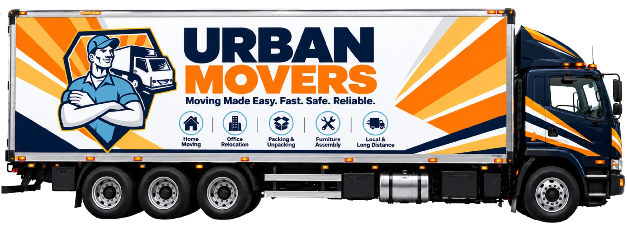 Urban Movers large box moving truck for residential moves
